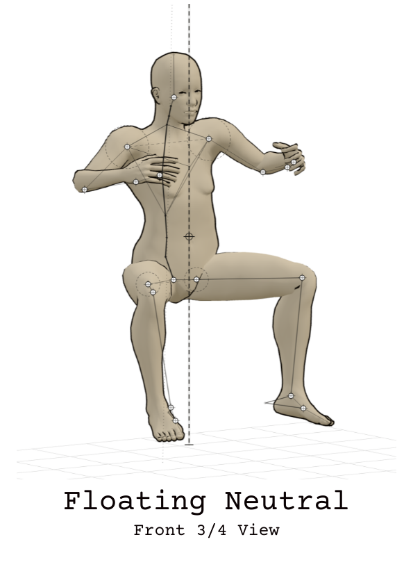 Floating Neutral, front view