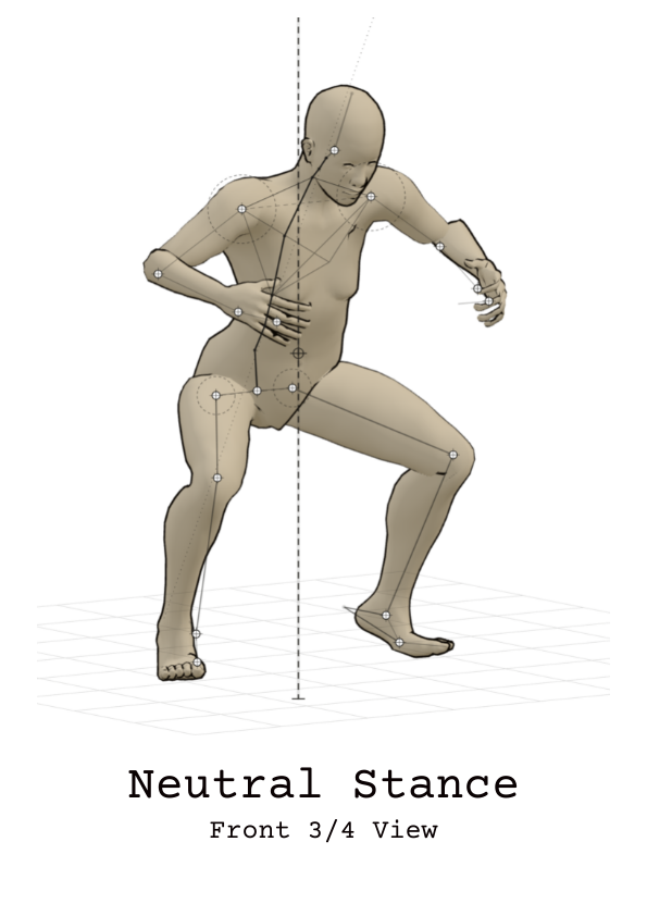 Neutral Stance, front view